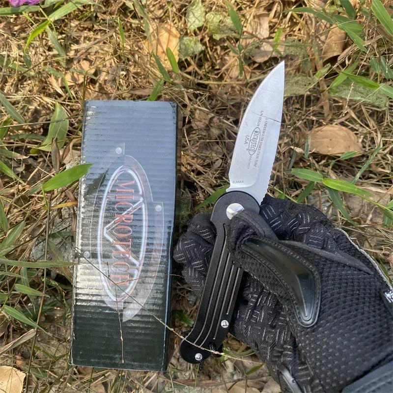 Micro Folding 135 Pocket Knife 8CR13 Blade Aluminium Alloy Handle Wilderness Camping Survial Knife EDC Tools Gift Knives for Men