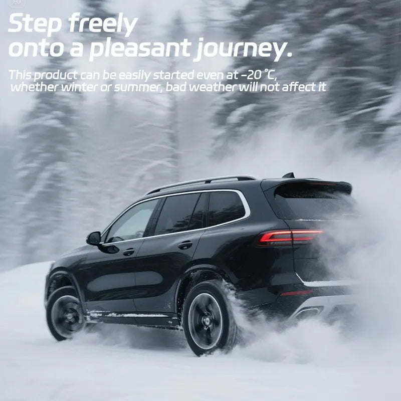 12V 60000mAh Car Jump Starter Digital Display Emergency Power Supply Portable Emergency Starter Car Battery Booster Power Bank