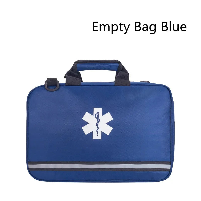 Comprehensive Premium First Aid Kit Labeled Compartments Trauma Kits with Shoulder Strap Medical Kits Large Emergencies
