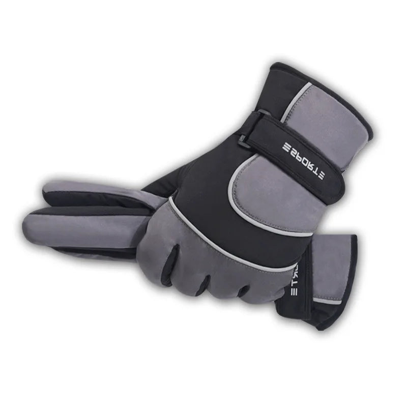 Waterproof Ski Men Glove Winter Touchscreen Thermal Lining Gloves Anti-Slip Warm Water-Repellent Winter Ski-Gloves