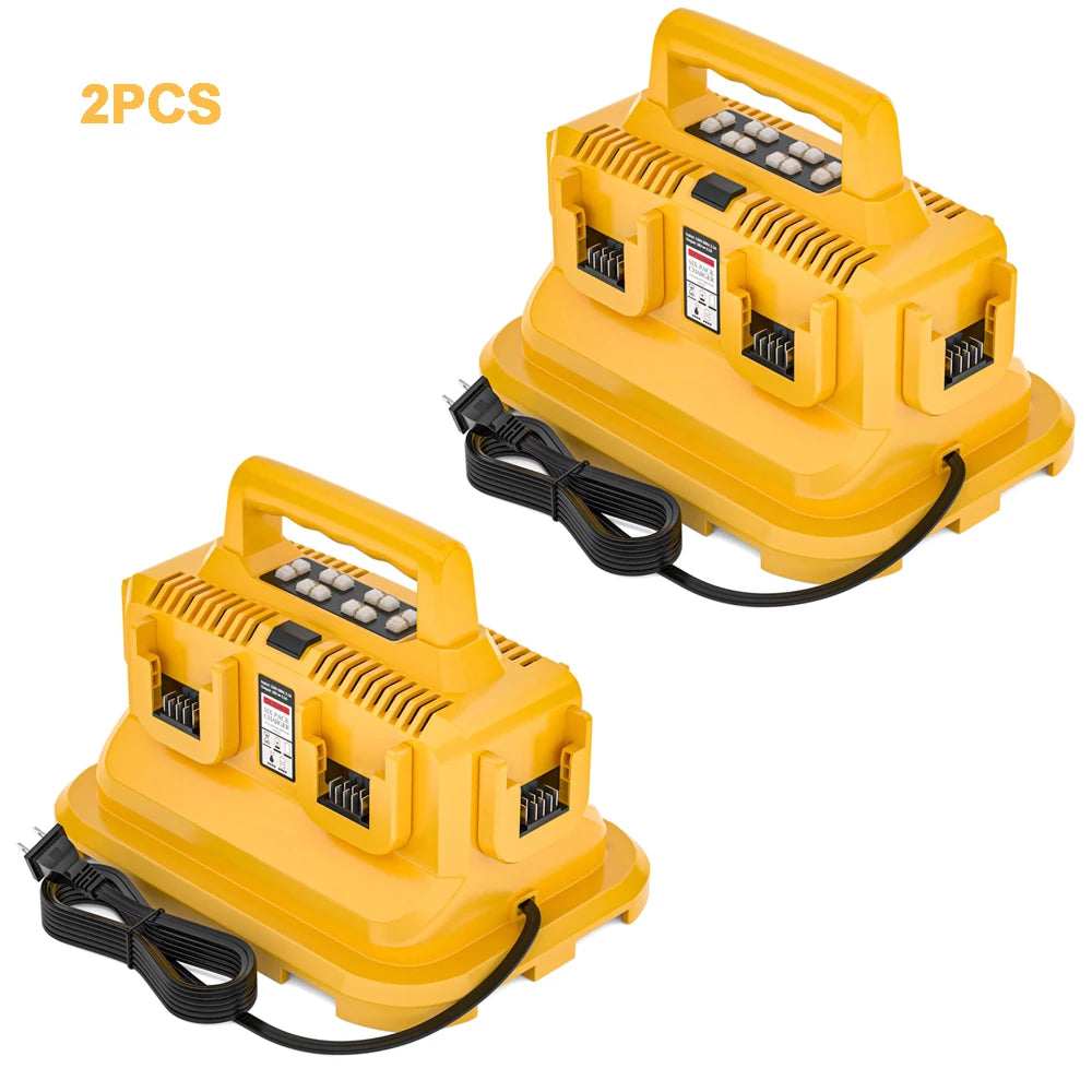 6-Ports for Dewalt Battery Charger, 20V/60V Battery Charger,