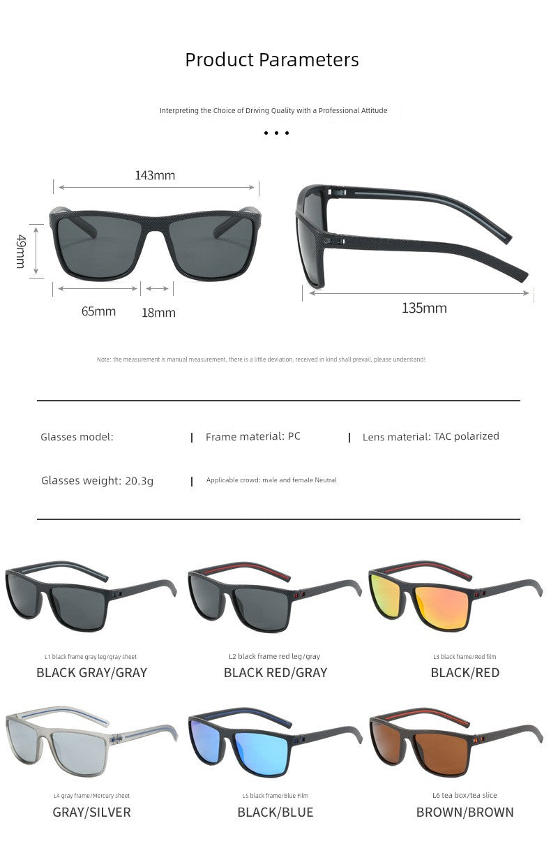 2025 Polarized Driving Sunglasses Men's with Myopic Glasses Option Sports Style Cool Coated Sunglasses Fishing Sun Protection UV400