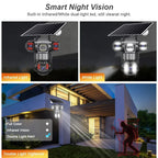 6K 15MP 4G SIM Solar Camera Outdoor 3 Lens 3 Screen Surveillance CCTV PTZ Human Detect Auto Tracking Solar Security Camera V380