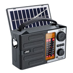 Portable AM FM SW Radio with LED Flashlight & BT Speaker Full Band Radio Emergency Radio for Outdoor Camping and Emergency