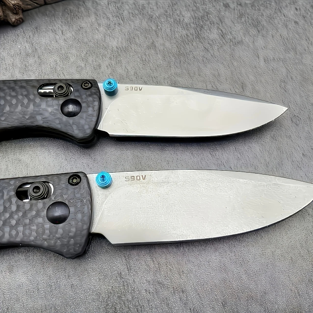 BM 535/533 Folding Knife with Shaft Lock - High Hardness S35V Blade Carbon Fiber Handle - Men Must Have Outdoor Men's Gift