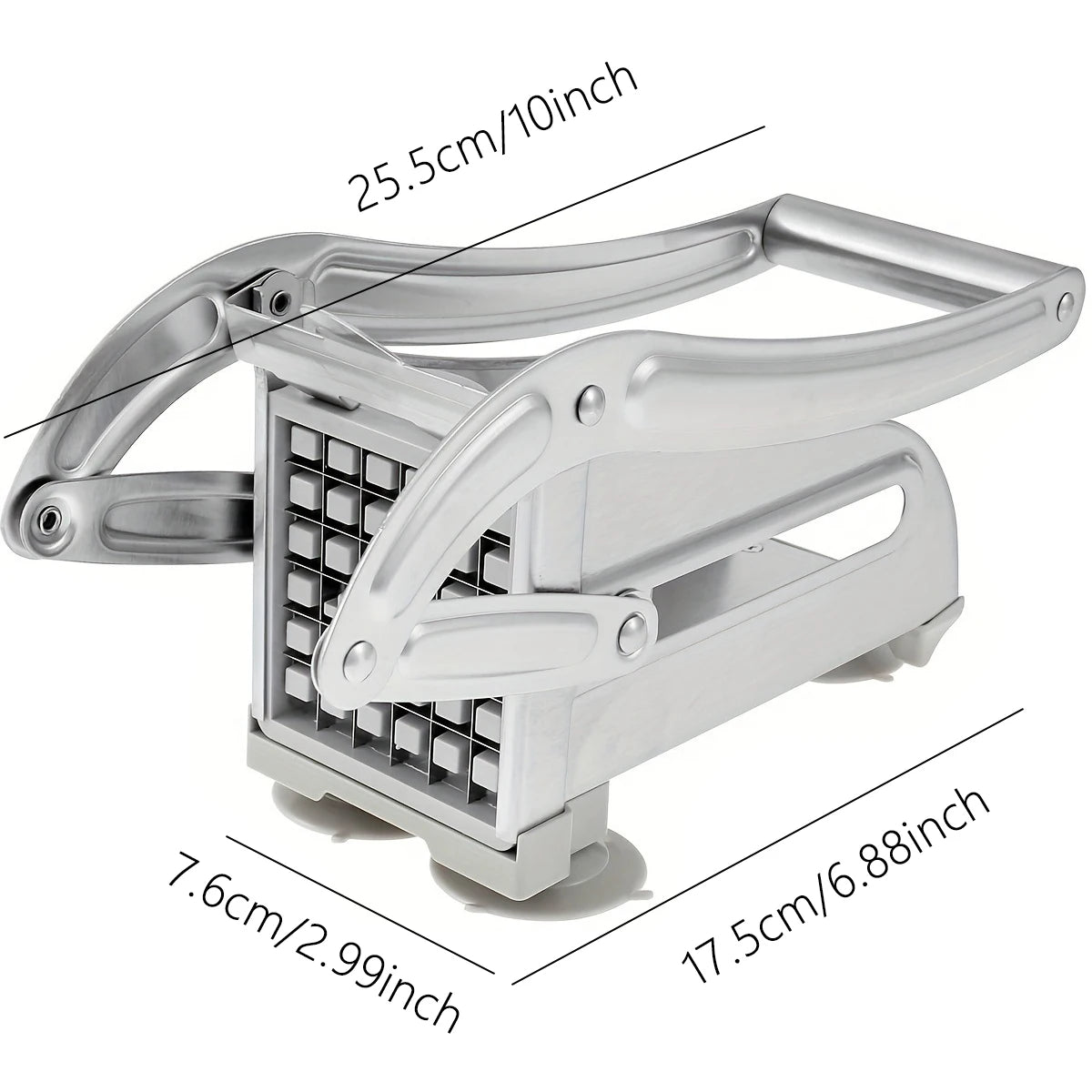 Potato Slicer with 36/46-Hole Blade Rapid Slicing Multi-Function Vegetable & Fruit Slicer (Suitable for Potatoes and Onions)