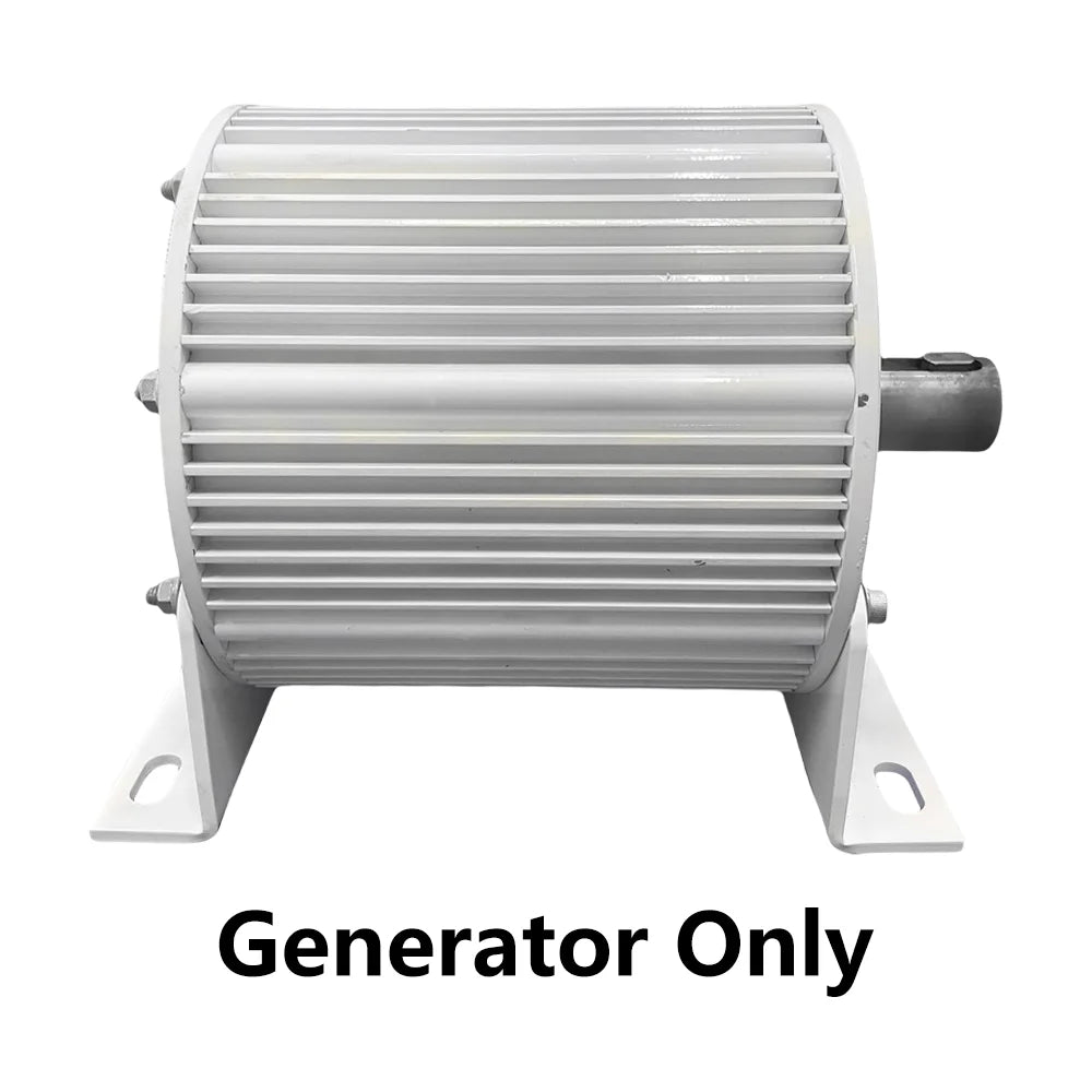 10KW 20KW 500RPM Permanent Magnet Wind Turbine Generator 48V 96V 120V 220V Low RPM Free Generator Alternative Energy