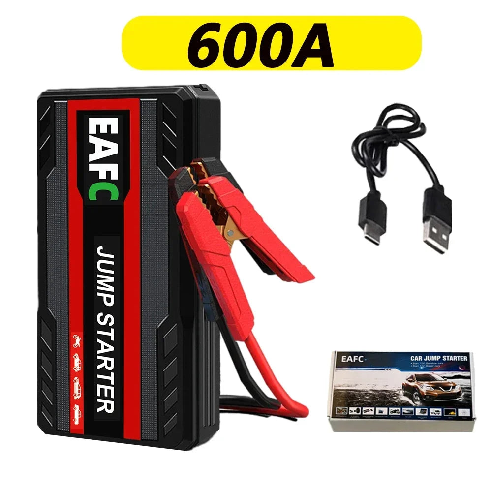 Hot 2000A/1200A Portable Car Jump Starter Power Bank Car Booster Charger 12V Starting Device Petrol Diesel Car Emergency Booster