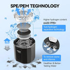 Upgrade Hydrogen Water Bottle 6400PPB Generator SPE PEM Tech 7OZ Portable Health Gift