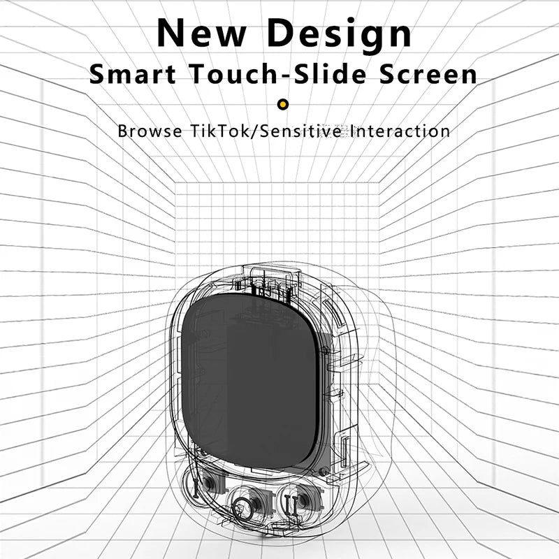 Upgrade Touchpad Mouse Ring Remote Control Smart Automatic Screen Clicker Device Continuous Clicker Scrolling Remote Control