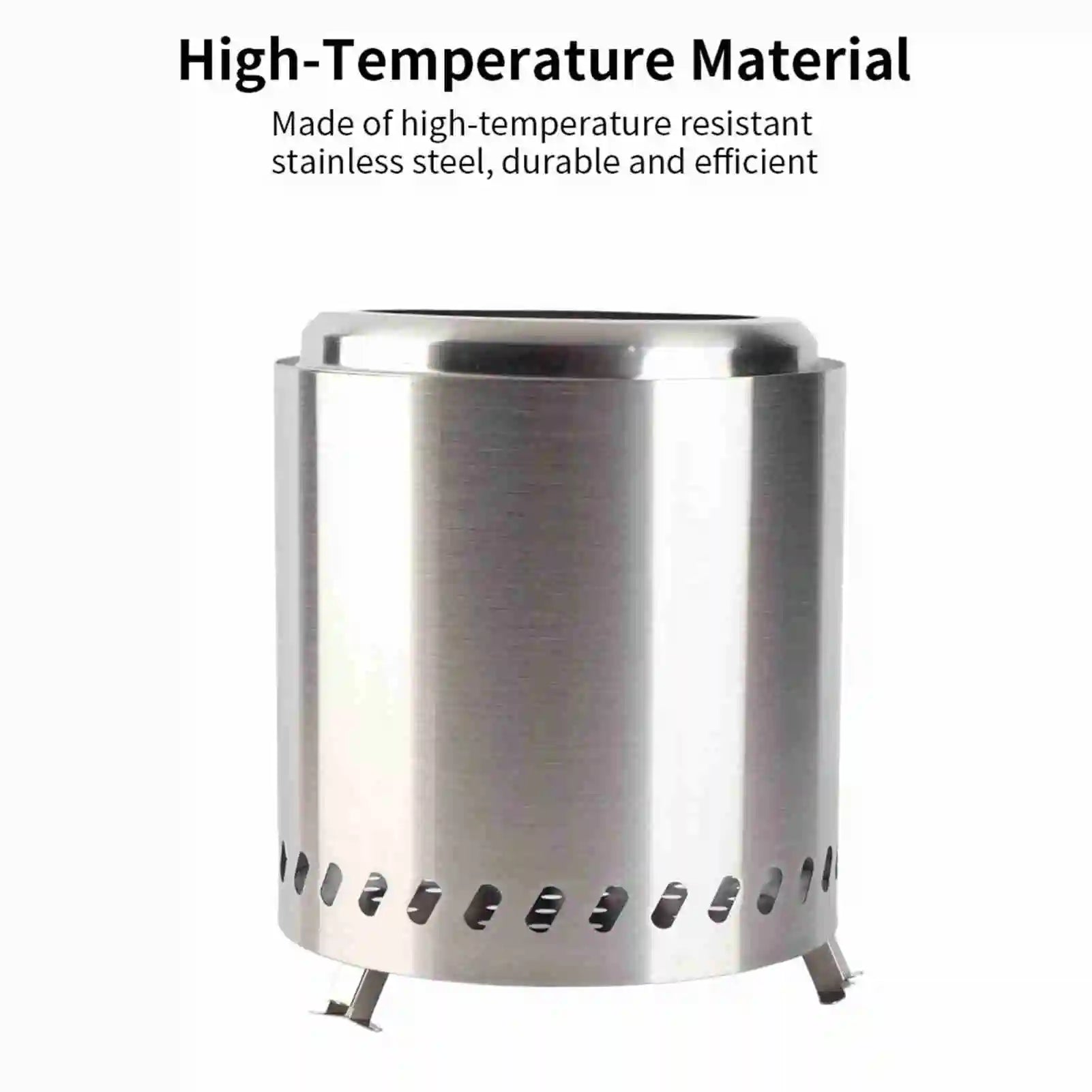 firepits for outside Smokeless Fire Pit Portable Small Stainless Steel Outdoor Camping Wood Burning Fire Pit outdoor fire pits