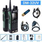 DMR GPS 10W DM-32UV BAOFENG DM32 Walkie Talkie Multi Band TDMR Dual Time Slot Wireless Copy Frequency Type-C AM/FM Two Way Radio