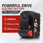 FOR Milwaukee M18 Battery Power Tool Battery 18V 3-6Ah Lithium Rechargeable Battery 48-11-2460 48-11-2412