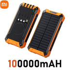 XIAOMI Solar Power Bank Wireless 200000mAh Large Capacity Fast Charging External Battery Outdoor Survival Emergency Equipment