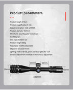 Tactical 4-16x44 AOE Riflescope Hunting Scopes Tactical Airsoft Luneta Para Rifle De Caça Red Green Illuminated Sight Sniper