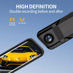 12.7 Inch Mirror Camera for Car Touch Screen Video Recorder Rearview Mirror Dash Cam Front and Rear Camera Mirror DVR Black Box