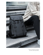 Septwolves Fashion Design Printed Leather Backpack Man Large Flip Cover Business Print Travel Laptop Bags Big Monogram Bagpack