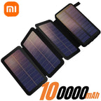 Xiaomi 200000mAH Solar Power Bank Folding Solar Panels 5V 2A USB Output Portable Outdoor Camping Sun Power For IPhone Android