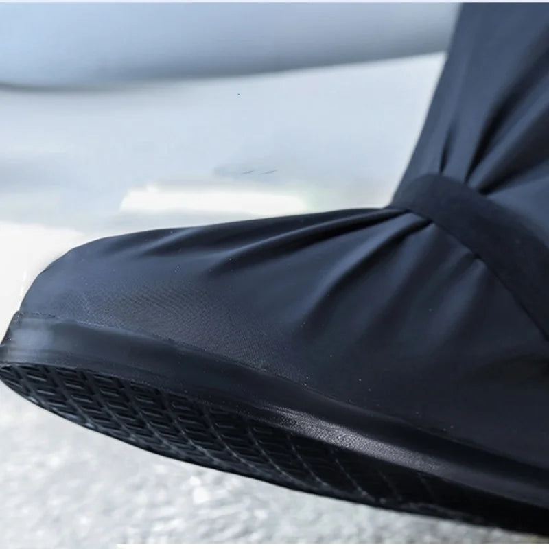 S-XXL Waterproof Rain Shoes Cover Reusable Water Boots Anti-Slip Cycling Hiking Overshoes Rain Snow Wet Sand Shoes Protectors