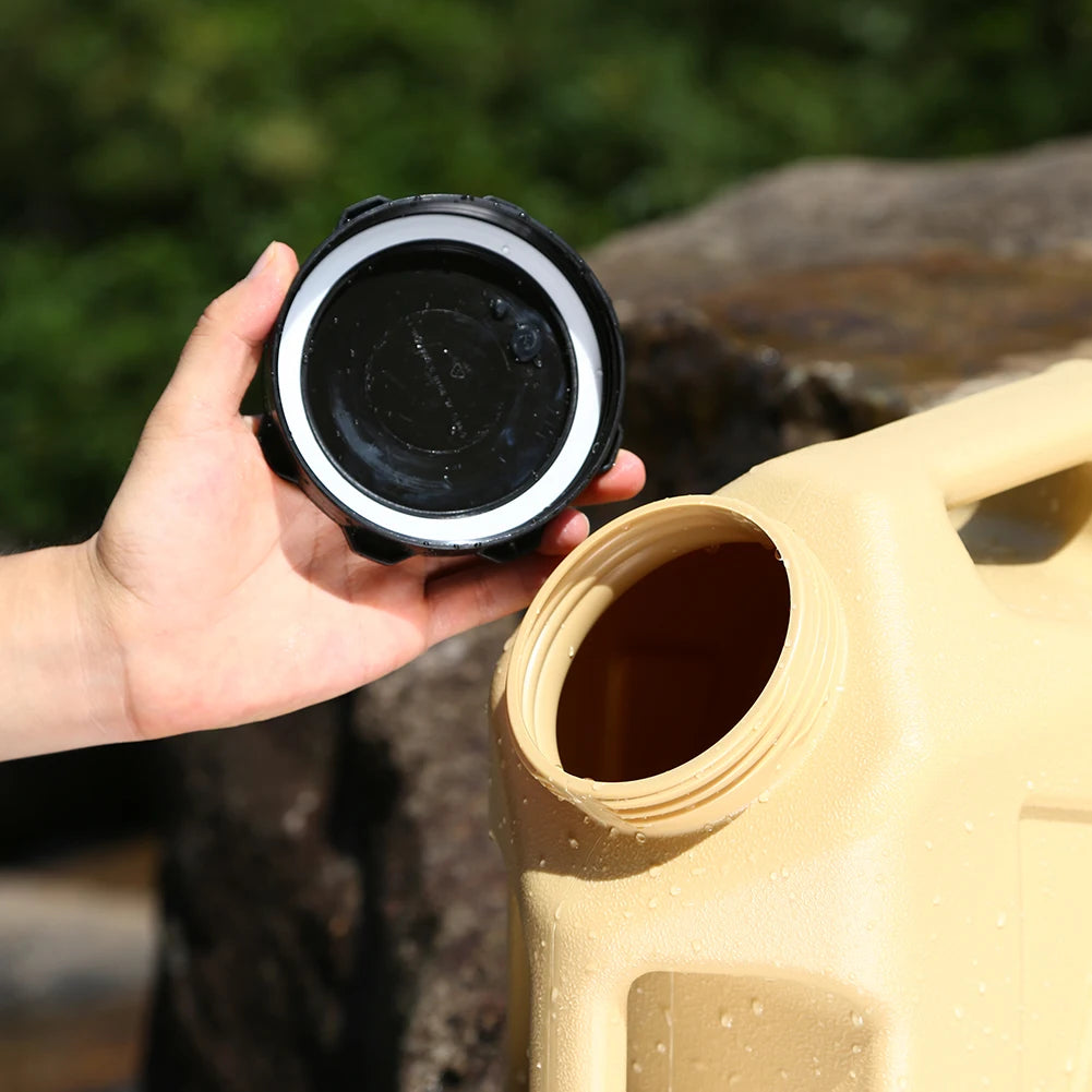 12L Water Storage Container No Leakage Water Storage Carrier Portable Large Capacity Outdoor Hiking Accessories