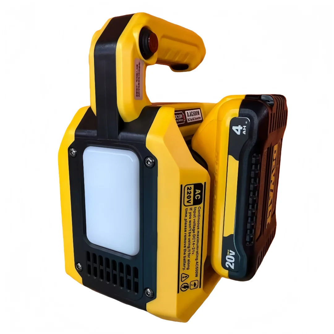 Pure Sine Wave Inverter DC To AC 220V Voltage Converter 500W Power Solar Car Inverters For Dewalt/Milwaukee/Makita 18V battery