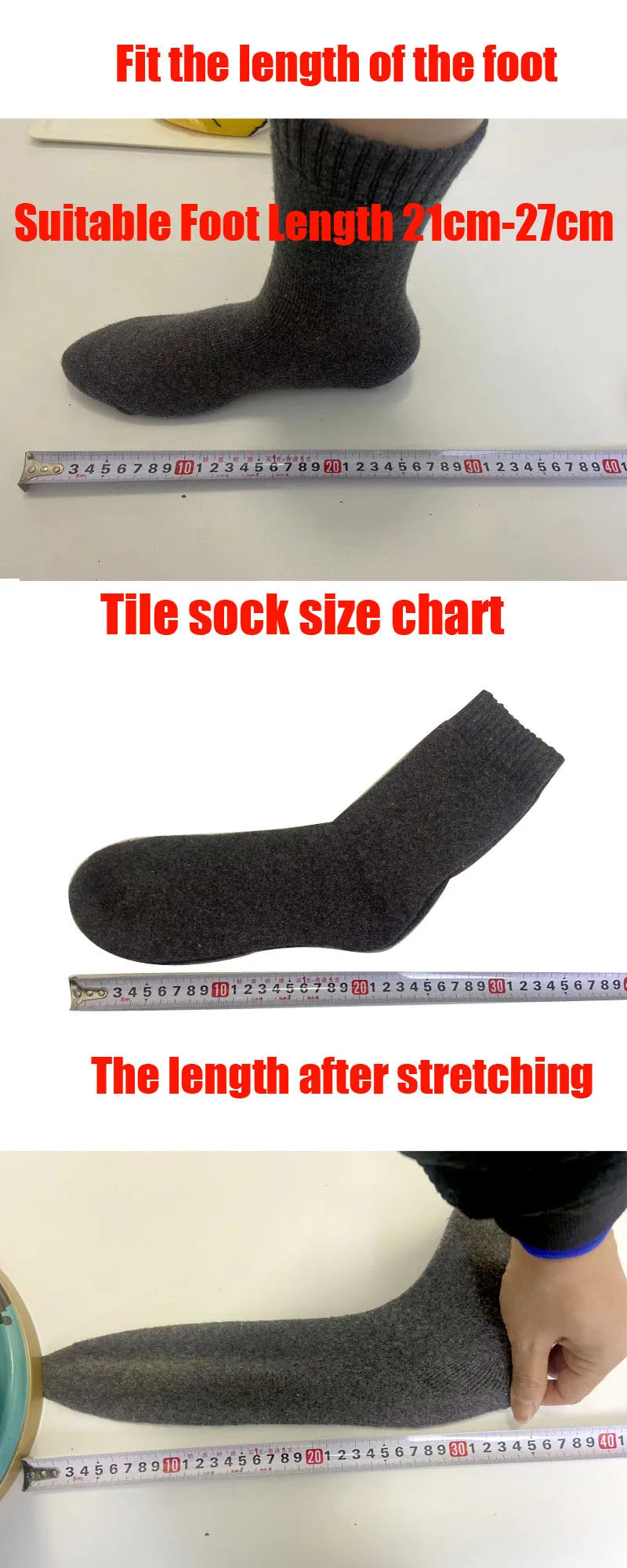 2025 New Winter Warm Women Socks Wool Male Men Socks Super Thicker Solid Socks Merino Wool Socks Against Cold Snow Terry Socks