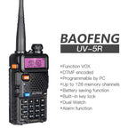 4Pcs Baofeng UV-5R 8W/5W Tri-Power Walkie Talkie High Power Dual Band Long Range Portable Handheld UV 5R Radio