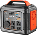 Portable Power Station 110V,296Wh Lithium ion Solar Generator with 300 W AC Power,Outdoor Generator for Camping,Travel,Emergency