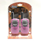 2PCS Baofeng BF-T3 Mini Walkie Talkie Children Toy Gift Kids Amateur Radio UHF 22 Channels Handheld Two Way Radio For Boys Girls
