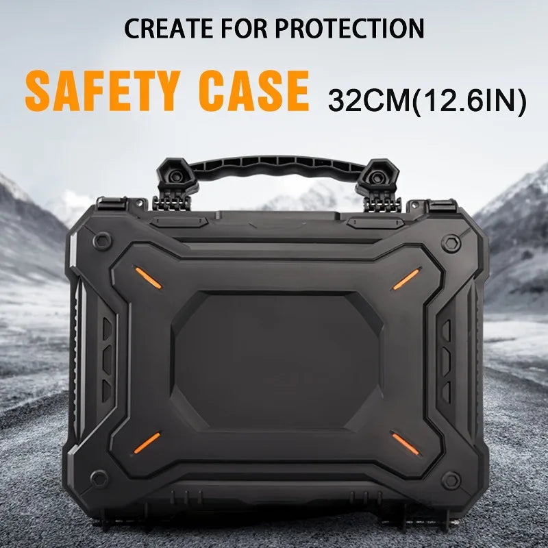 Security Safe Dustproof Waterproof Impact Resistant Gun Safe Multi-function Portable Handheld Tactical Safe Storage Box.