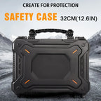 Security Safe Dustproof Waterproof Impact Resistant Gun Safe Multi-function Portable Handheld Tactical Safe Storage Box.