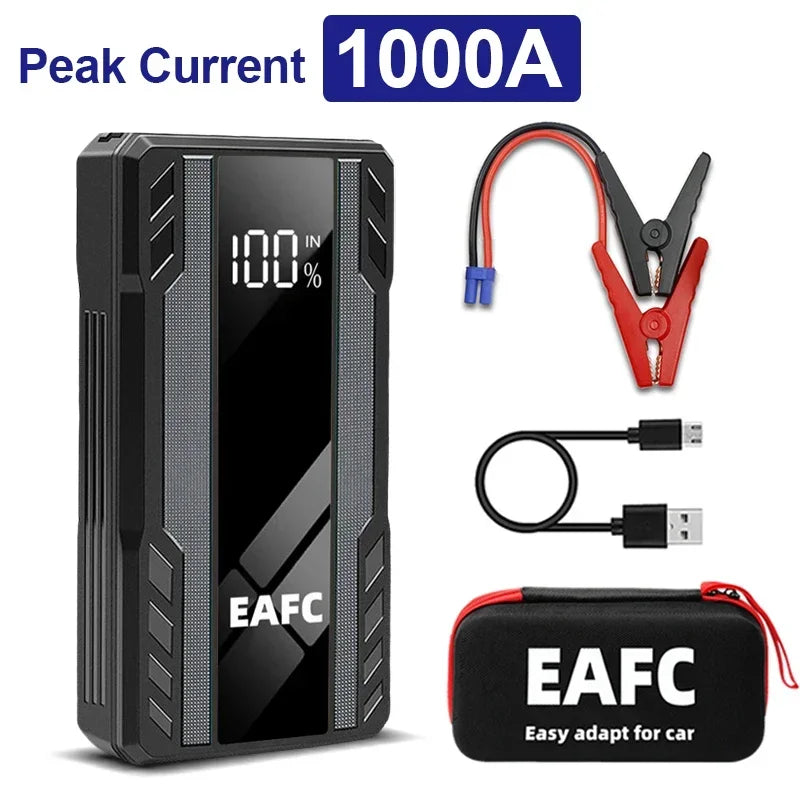 2000A Car Jump Starter Power Bank 12V Output Portable Emergency Start-up Charger 1200A for Cars Booster Battery Starting Device