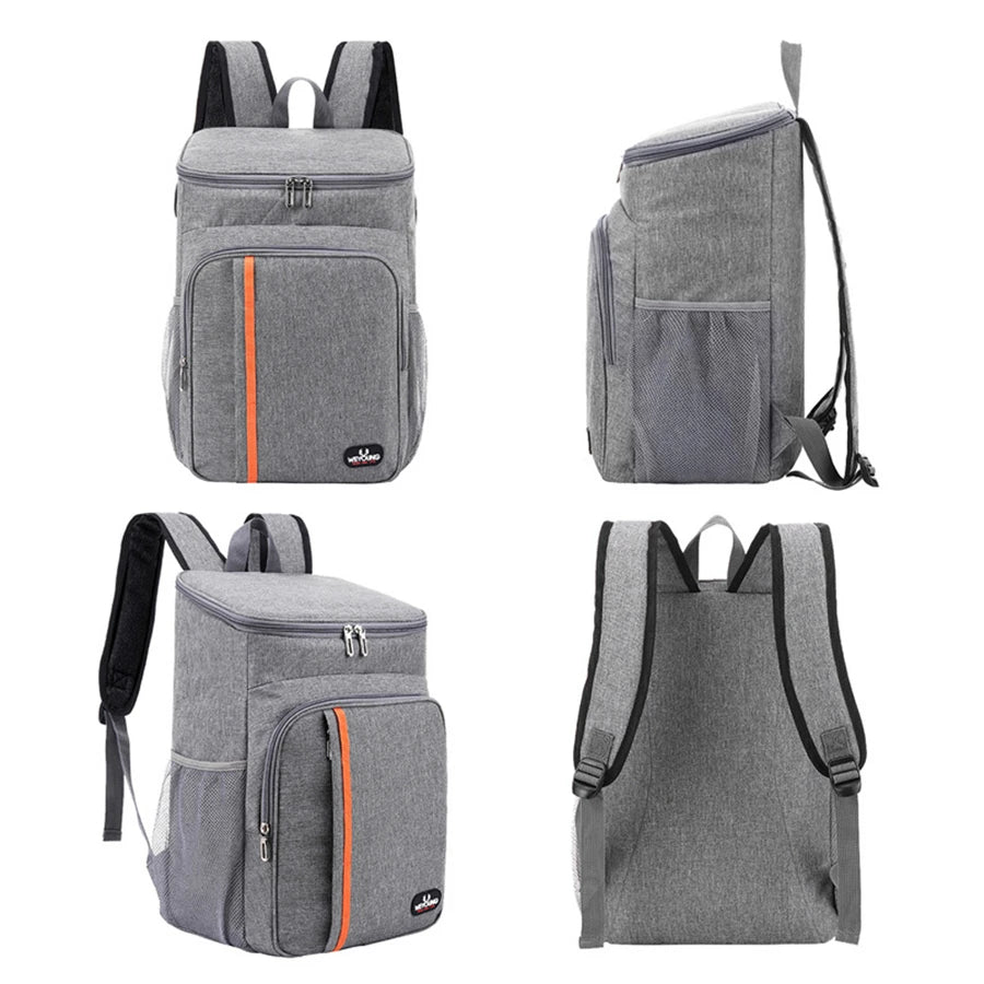 18L Portable Thermal Lunch Bag Food Box Durable Waterproof Cooler Ice Insulated Case