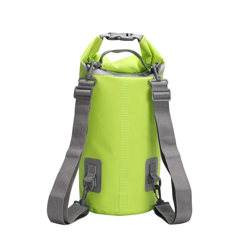 5/10/15/20/30L Waterproof Dry Bags PVC Folating Backpack For Kayaking Boating Swimming Rafting Beach Outdoor Sports Bag