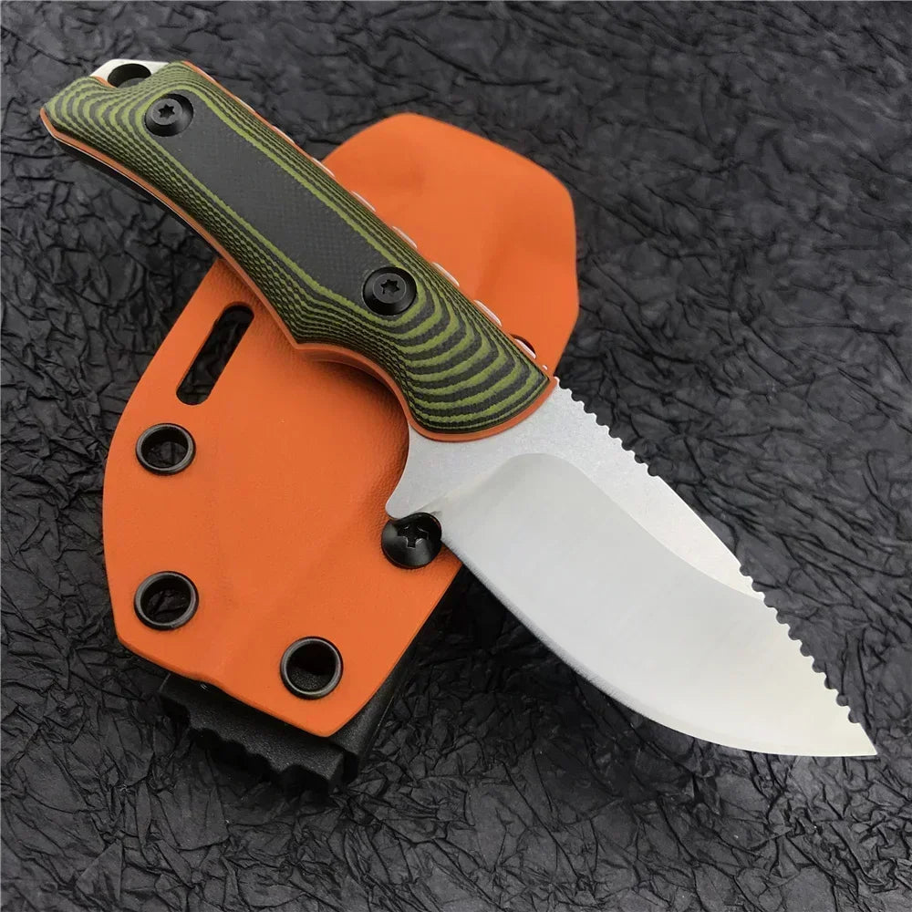 Hidden Canyon Hunter 15017 High-Strength Straight Knife Outdoor Tactical Camping Hiking  EDC Practical Cutting Knife Men's Gift