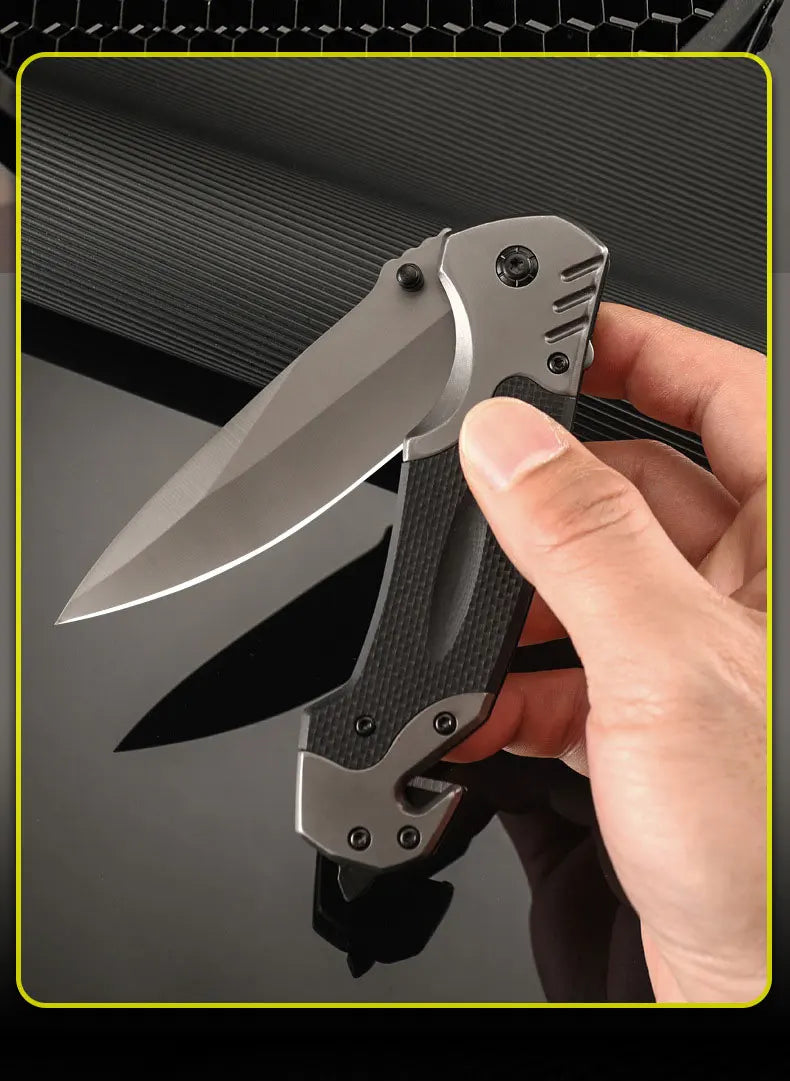 Camping Pocket Knife Outdoor Multifunctional Folding Knife Tactical Defense Knife Outdoor Survival Camping Sharp Knives