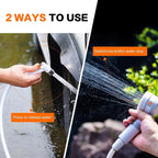 Portable Rechargeable Outdoor Shower Handheld Compact Design Gentle Flow for Car Washing Gardening Bathing Camping Travel