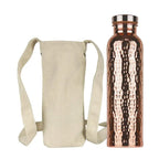 800ML Copper Sports Water Bottle Hammer Pattern Large Capacity Leakproof Cycling Gym Fitness Electroplating Drinking Cup 2025