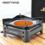 WESTTUNE Outdoor Infrared Combustion Stove Portable Cooking Burner 3600W Gas Stove with Electronic Ignition for Camping Picnic