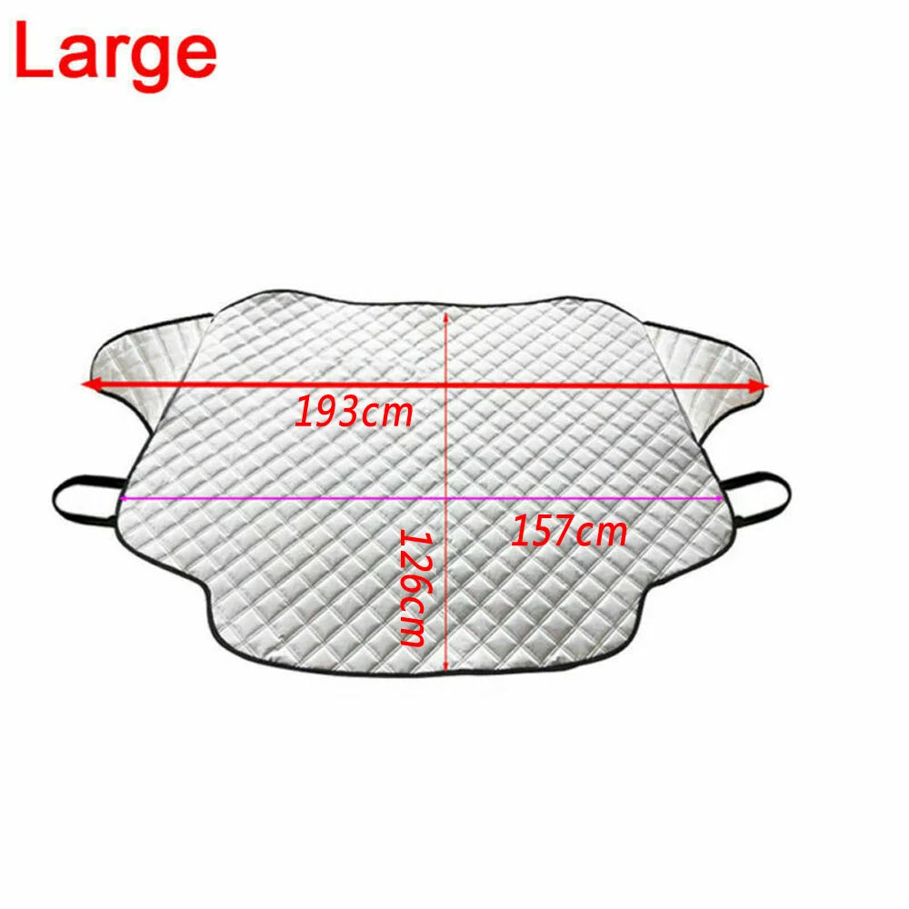 Magnetic Car Front Windshield Cover Automobile Sunshade Cover Winter Ice Frost Guard Sun Shade Protector Waterproof Car Cover
