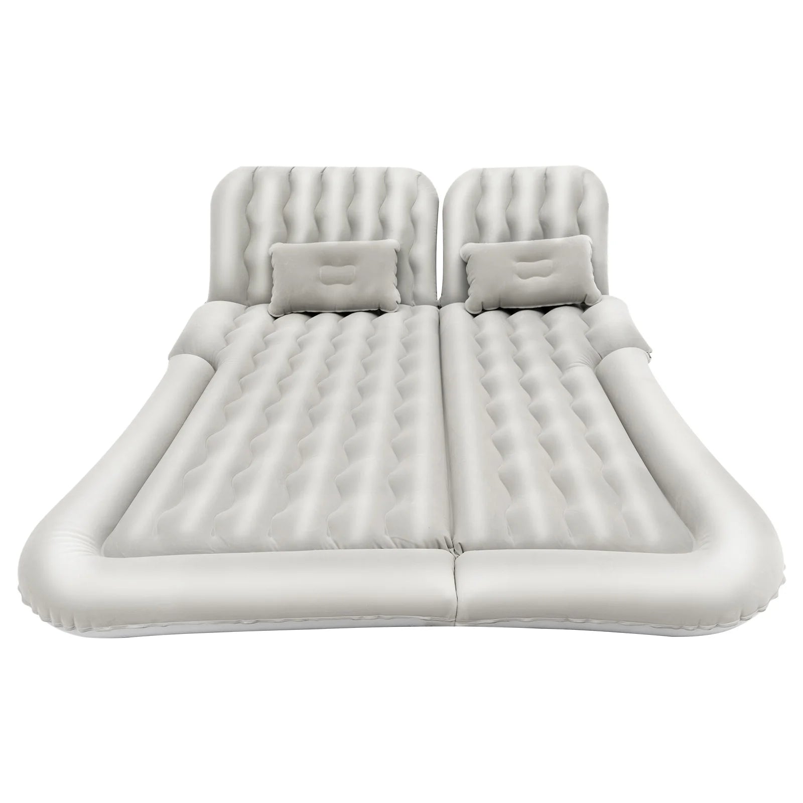 Car Inflatable Bed 2‑In‑1 Truck SUV Inflatable Car Mattress w/Air Pump&Pillow
