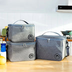 Insulated bag, lunch box, handbag, square insulated bag, aluminum foil thickened bento bag, office worker, student bring food, l