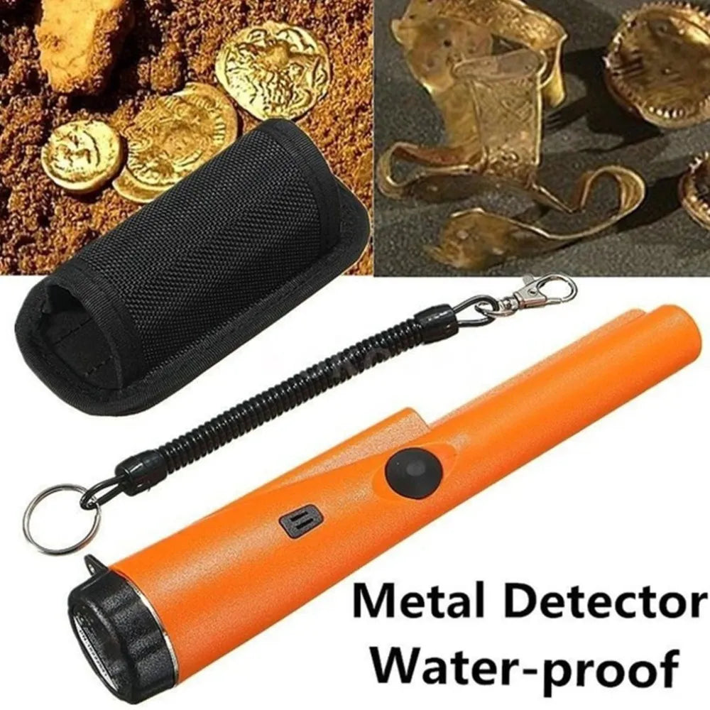 Metal Detector Pinpointer Waterproof Handheld Pin Pointer Wand Golden Treasure Hunting Unearthing Tool Accessories