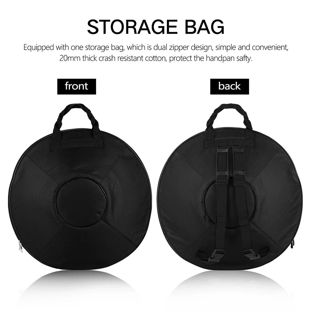 Handpan Drum 9/10/12 Notes D Minor 22 Inch Tambor Yoga Meditation Instrument Steel Tongue Drum Beginner Gift Music Drum Kurd