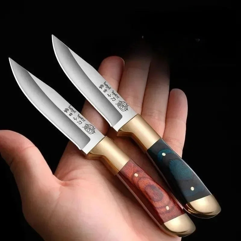 10pcs Boning Knife Meat Cleaver Stainless Steel Kitchen Mongolian Hand Meat Knife Roasted Whole Lamb Steak Knife with Cover