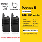 RETEVIS RT622 Walkie Talkie Mini 2 pcs PMR 446 Portable Two-way Radio ht PTT Walkie-talkies Communication Radio for Restaurant