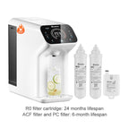 110V Reverse Osmosis Water Filter 1 Set Countertop RO  8-Layer Smart White Water Purifier
