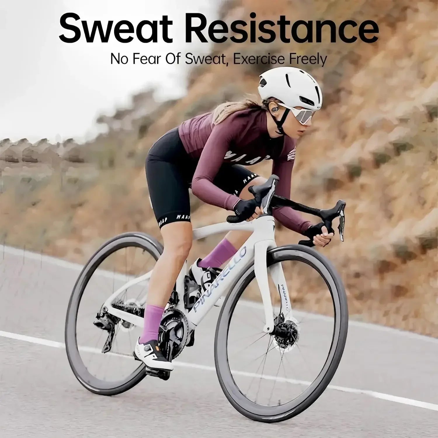 2025 New Open Ear OWS Earphones Bluetooth 5.4 Wireless Headphones HiFi Sound Headset Touch Control TWS Earbuds 10 Hours Playback