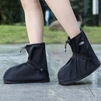 S-XXL Waterproof Rain Shoes Cover Reusable Water Boots Anti-Slip Cycling Hiking Overshoes Rain Snow Wet Sand Shoes Protectors
