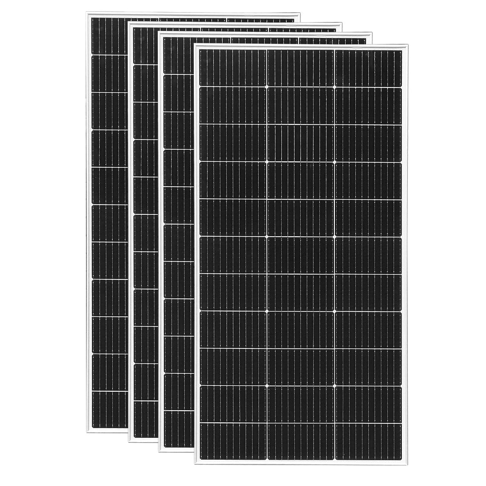 120W 240W 360W 480W Tempered Glass Solar Panel Rigid Painel 120V 1-4pcs Windproof Anti-snow Anti-hail PV Panels Solar System